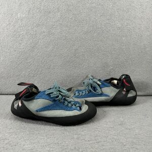 Red Chili Spirit Climbing Shoe Womens 6.5 EU 37.5 Blue Suede Lace Up Mens 5.5
